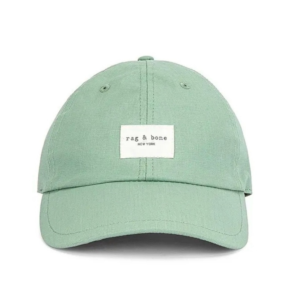 Rag & Bone Addison Sage Green Baseball Cap
